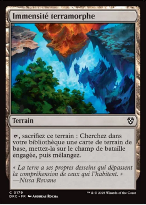 Immensité terramorphe