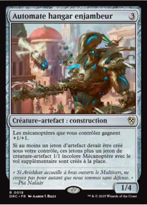 Automate hangar enjambeur