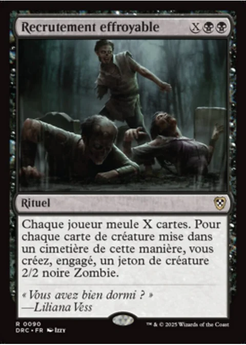 Recrutement effroyable