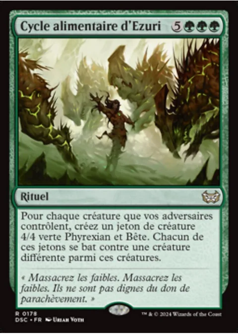 Cycle alimentaire d'Ezuri