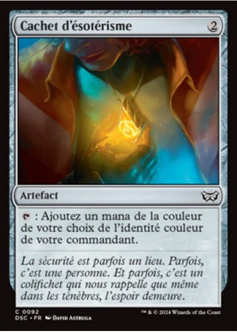 Cachet d'ésotérisme