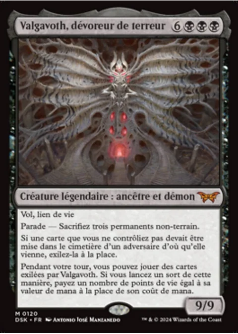 Valgavoth, dévoreur de terreur