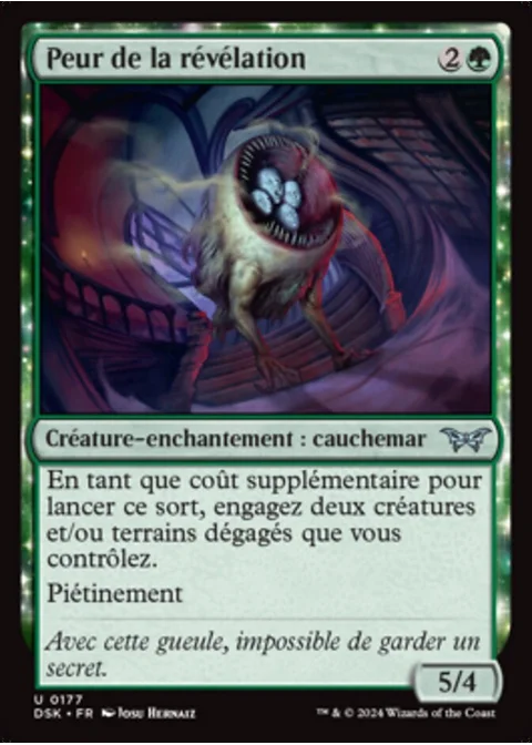 Peur de la révélation