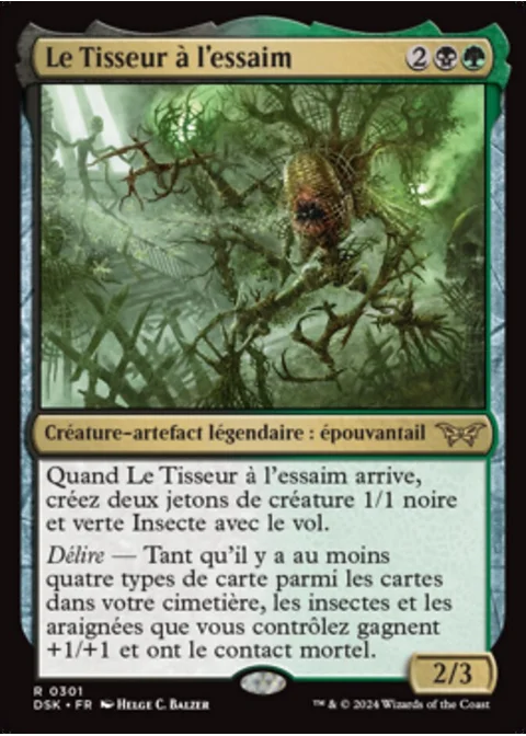 Le Tisseur à l'essaim