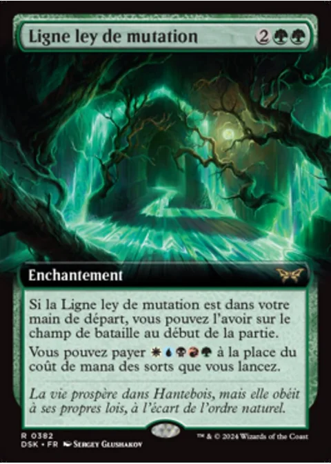 Ligne ley de mutation