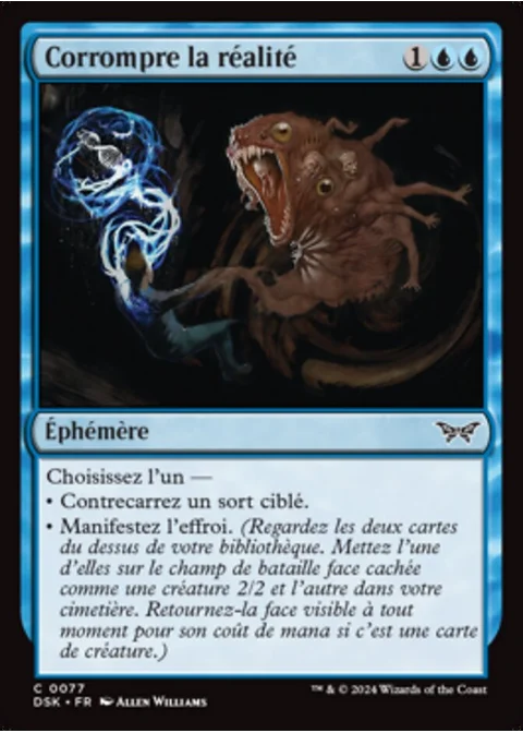 Corrompre la réalité