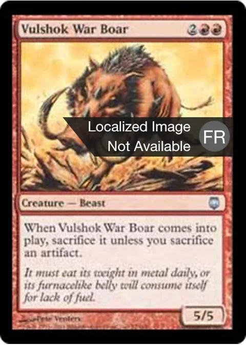 Sanglier de guerre vulshok