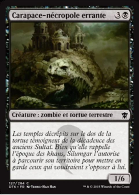 Carapace-nécropole errante