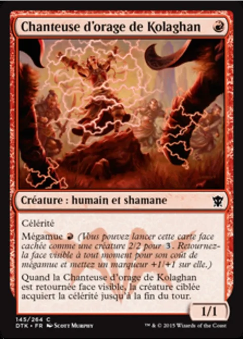 Chanteuse d'orage de Kolaghan