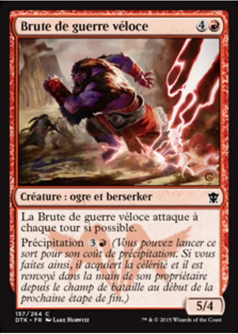 Brute de guerre véloce