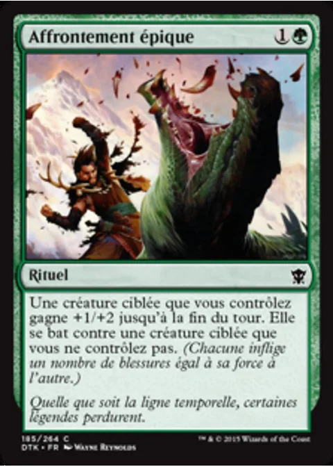 Affrontement épique