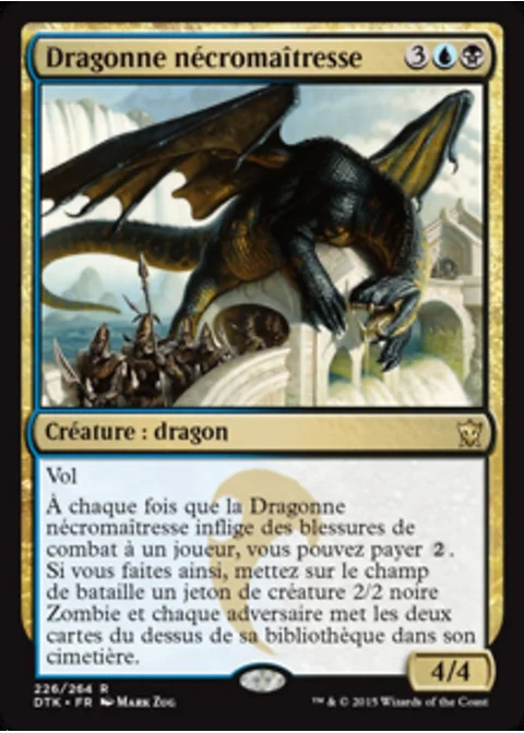 Dragonne nécromaîtresse