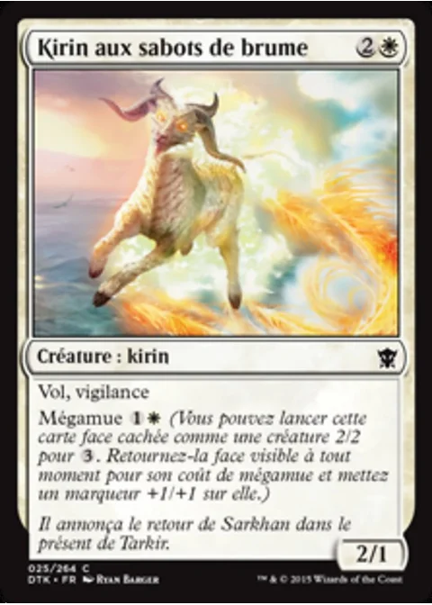 Kirin aux sabots de brume