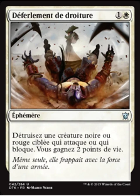 Déferlement de droiture