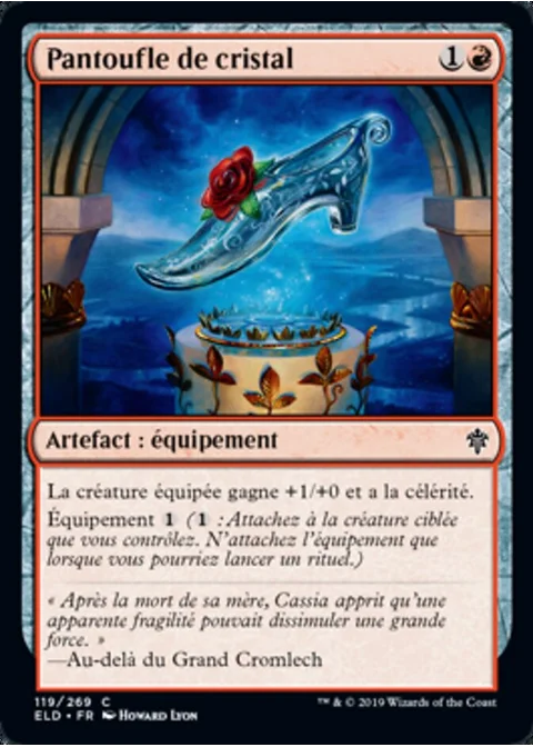 Pantoufle de cristal