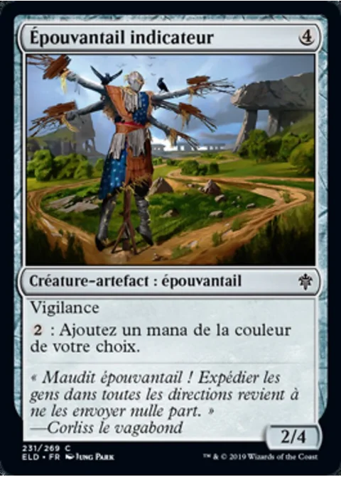 Épouvantail indicateur