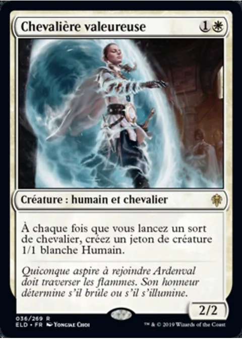 Chevalière valeureuse