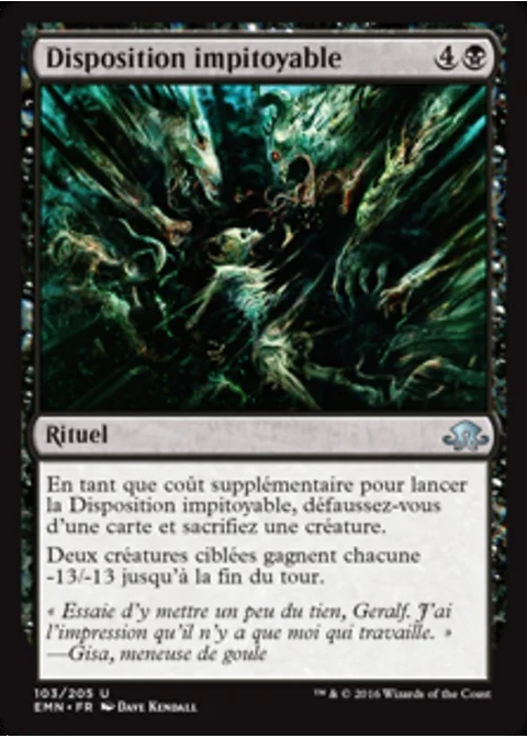 Disposition impitoyable