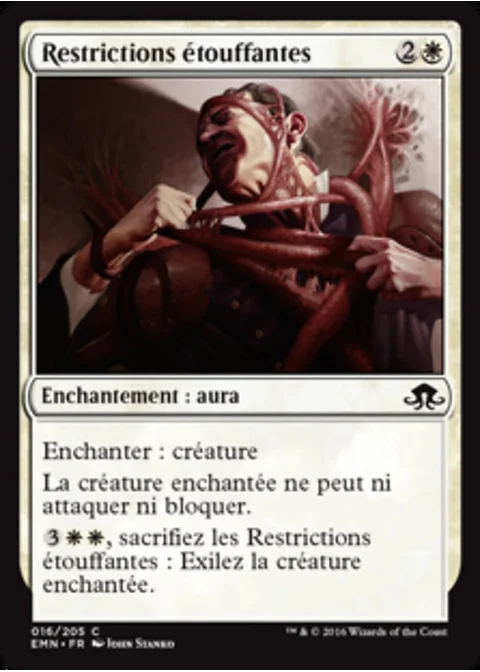 Restrictions étouffantes