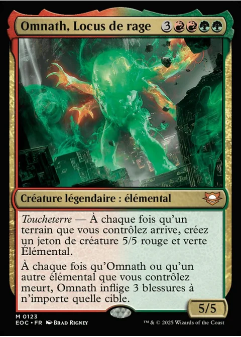 Omnath, Locus de rage