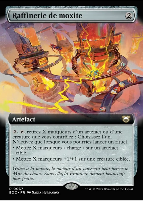 Raffinerie de moxite