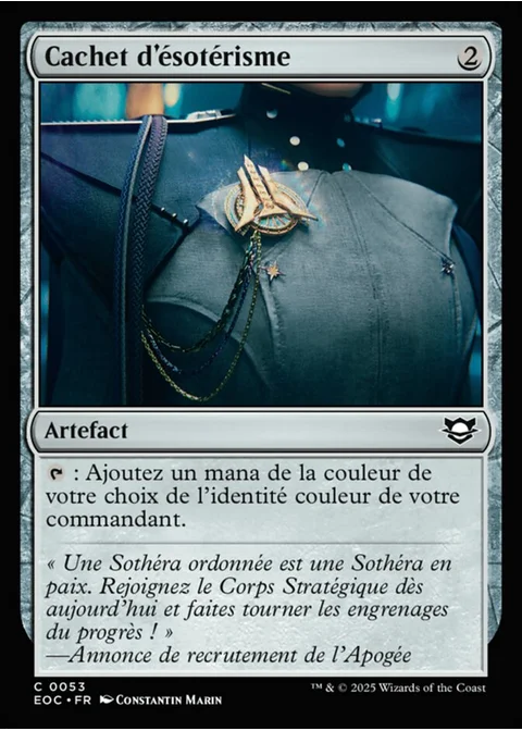 Cachet d'ésotérisme