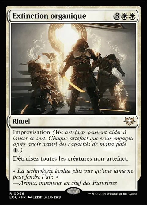 Extinction organique