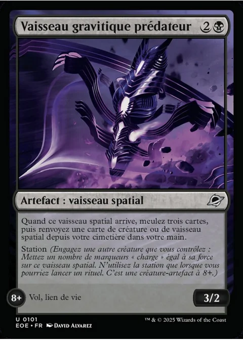 Vaisseau gravitique prédateur