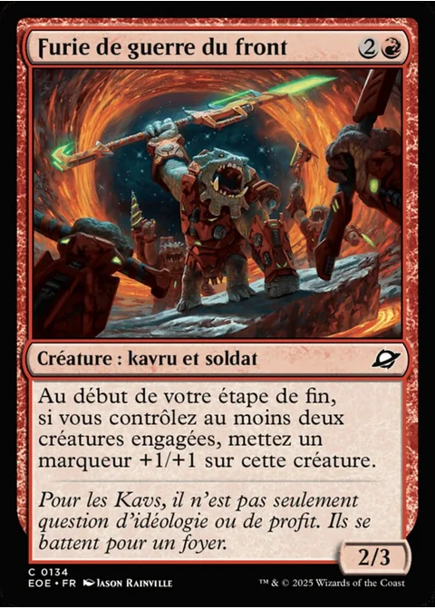 Furie de guerre du front