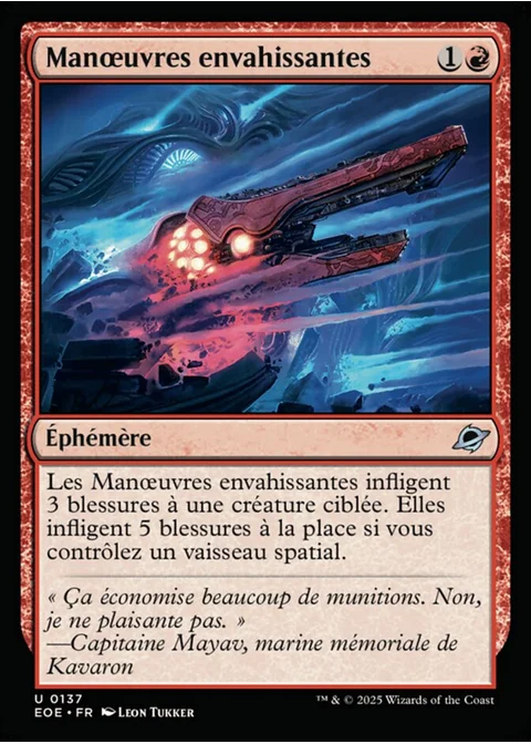 Manœuvres envahissantes