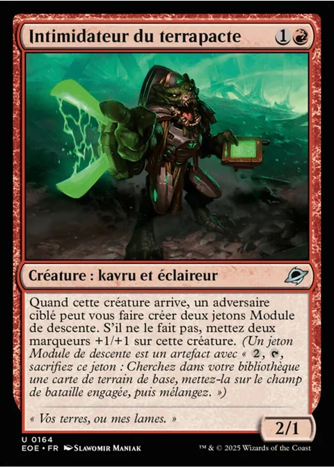 Intimidateur du terrapacte