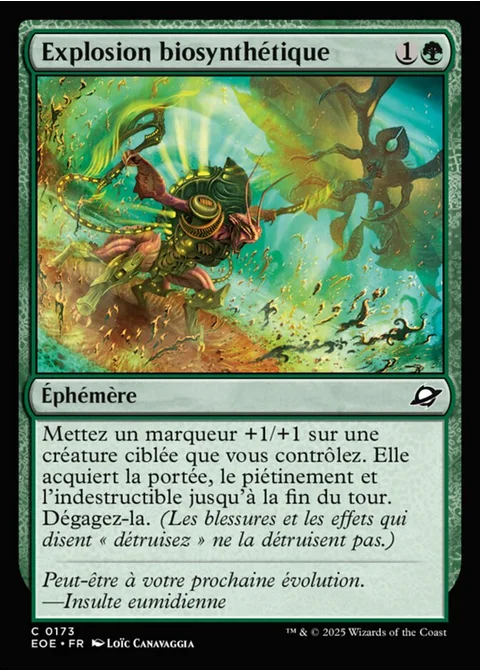 Explosion biosynthétique