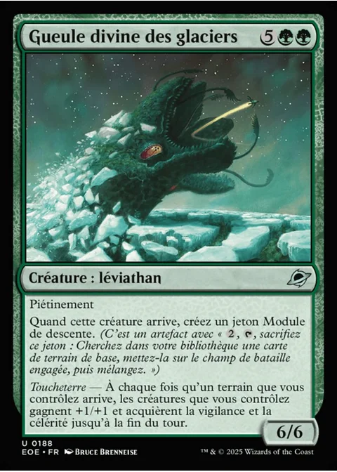 Gueule divine des glaciers