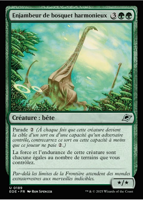 Enjambeur de bosquet harmonieux