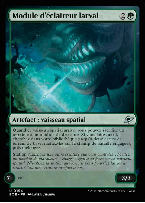 Module d'éclaireur larval