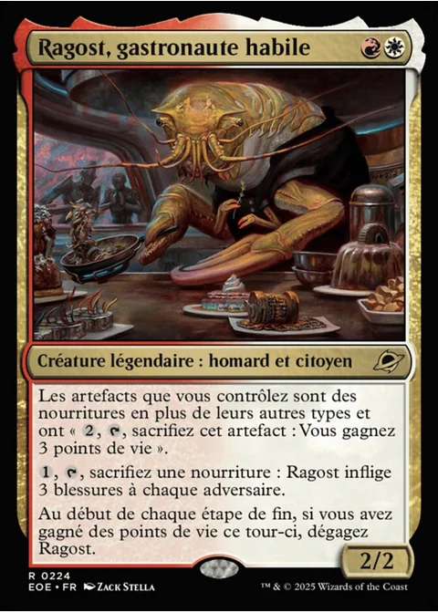 Ragost, gastronaute habile