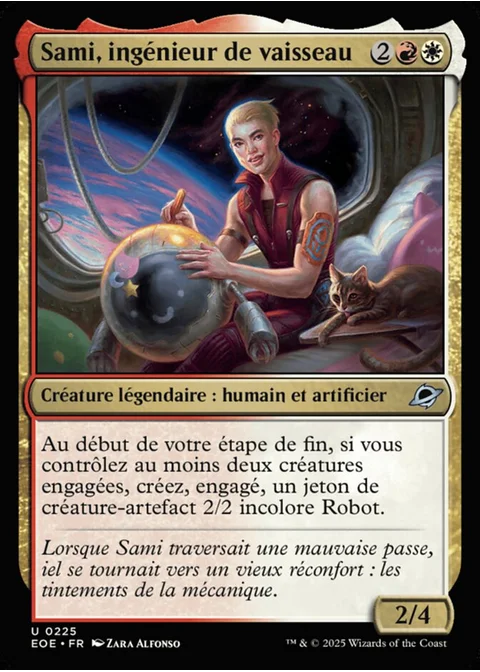 Sami, ingénieur de vaisseau
