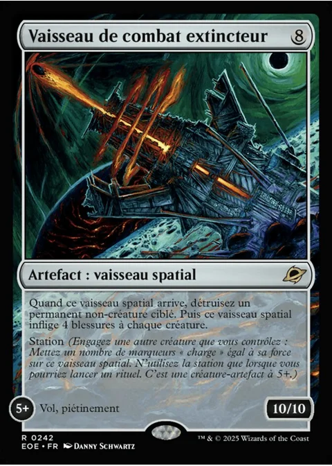 Vaisseau de combat extincteur