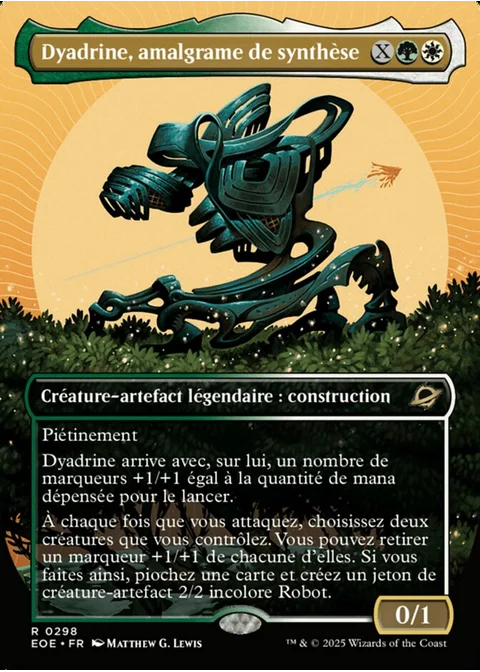 Dyadrine, amalgrame de synthèse