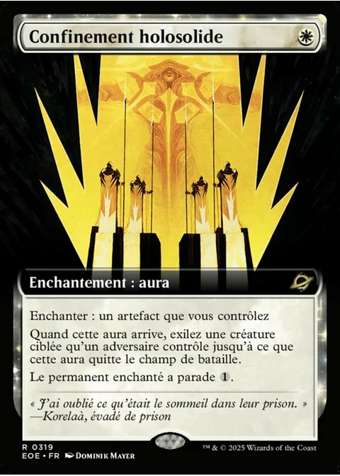 Confinement holosolide