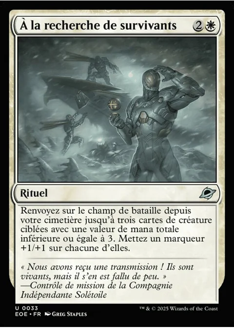 À la recherche de survivants