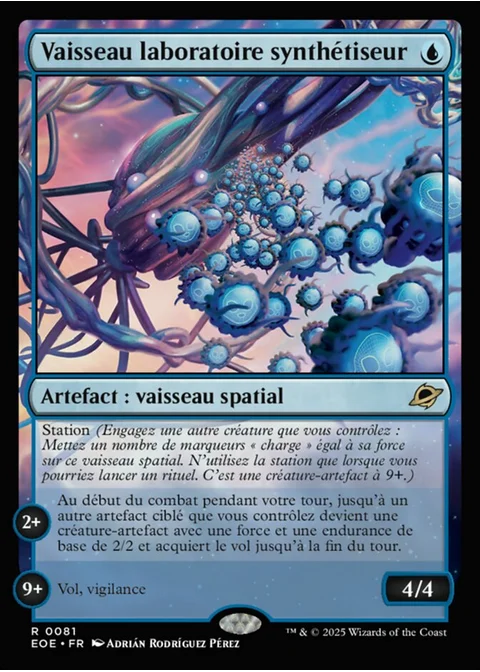 Vaisseau laboratoire synthétiseur