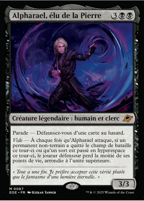 Alpharael, élu de la Pierre