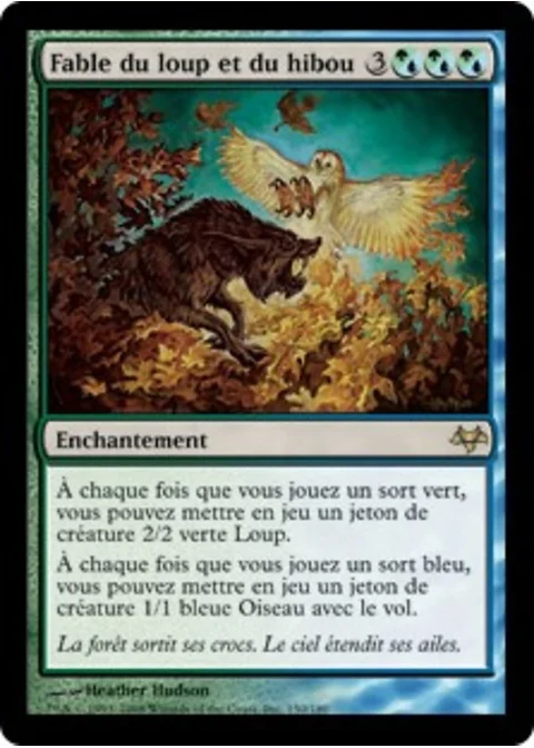 Fable du loup et du hibou