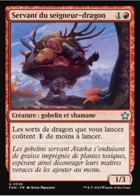 Servant du seigneur-dragon