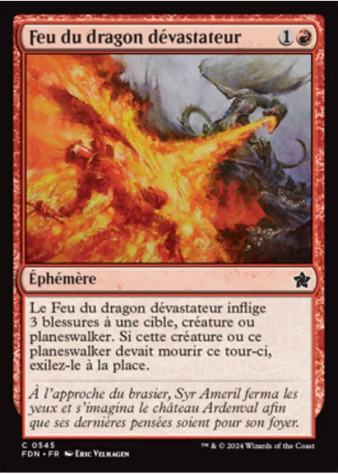 Feu du dragon dévastateur
