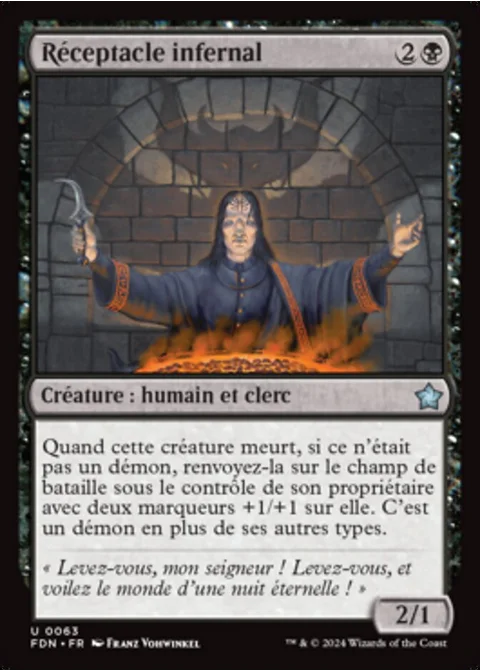 Réceptacle infernal