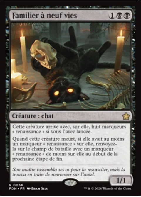 Familier à neuf vies