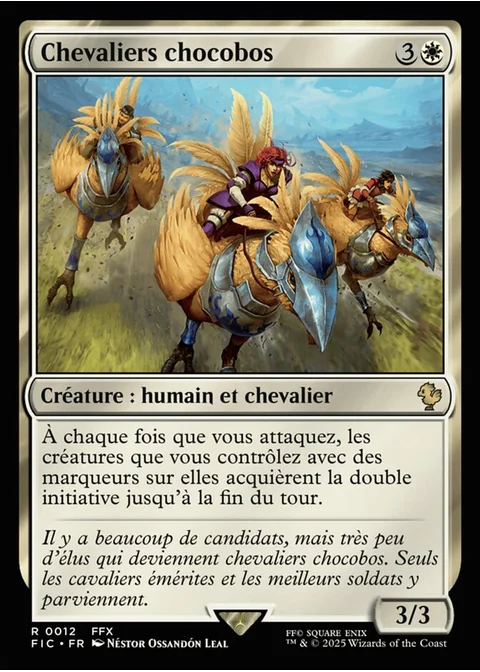 Chevaliers chocobos