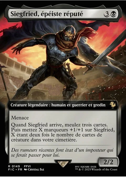 Siegfried, épéiste réputé